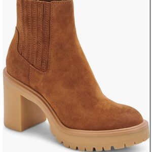 Women's Tan Suede Ankle Boots